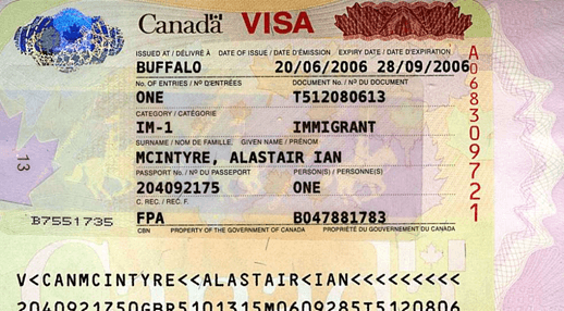 visa d'immigrant canada