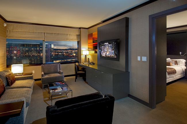 À l'intérieur de la suite Vdara, un Airbnb de Las Vegas