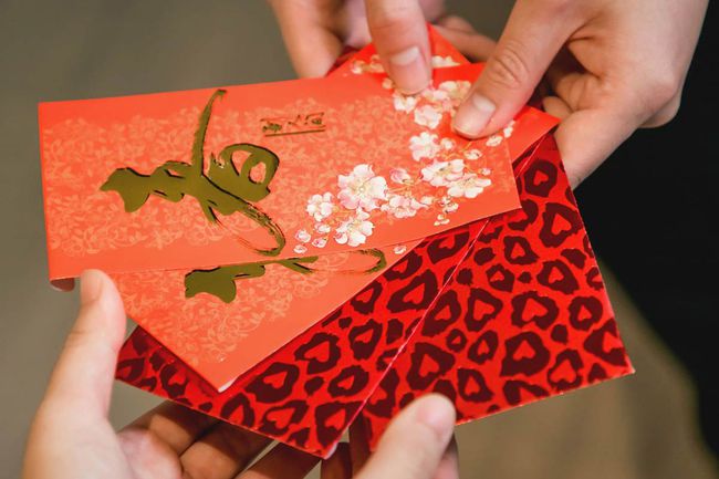 Enveloppes rouges pour le nouvel an chinois