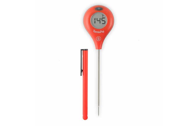 Thermomètre à viande rouge
