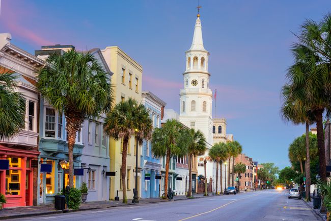 Charleston, Caroline du Sud, USA dans le quartier français.