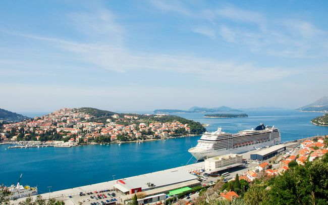 MSC Magnifica à Dubrovnik, Croatie