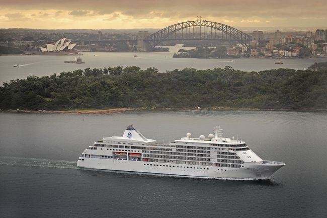 Silver Whisper dans le port de Sydney