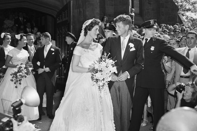 Le jour du mariage de John F. Kennedy et Jackie Kennedy