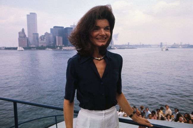 Jackie Kennedy Onassis en 1976.