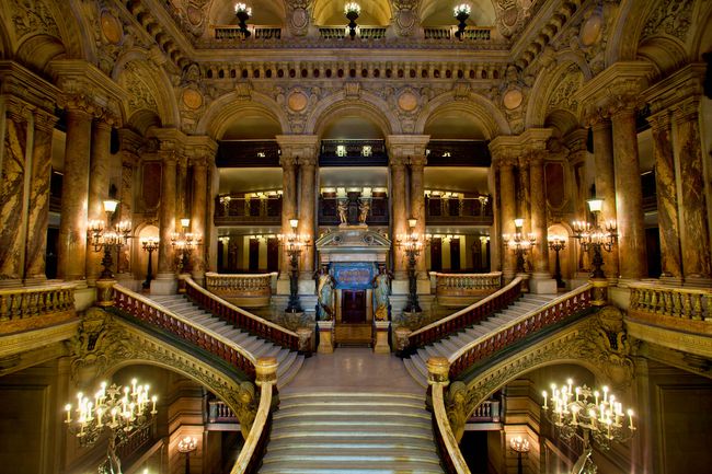 L'escalier du Palais Garnier Opéra National de Paris