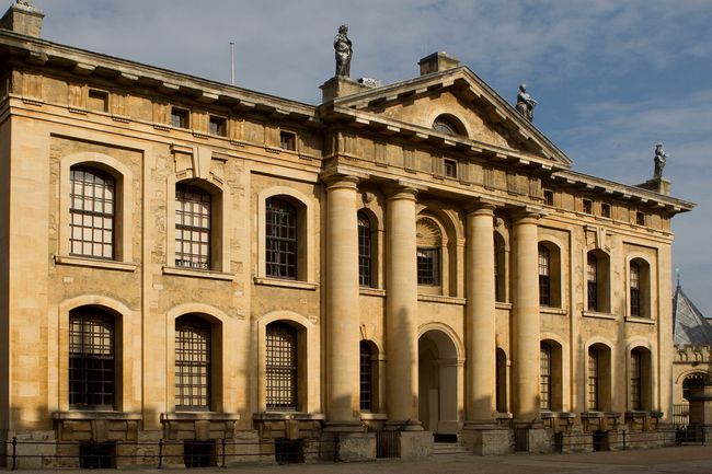 L'extérieur de la Bodleian Library à Oxford