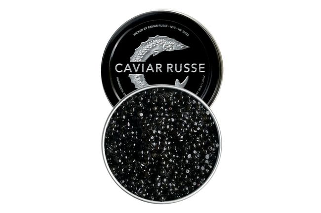 Une boîte de Caviar Russe Sevruga