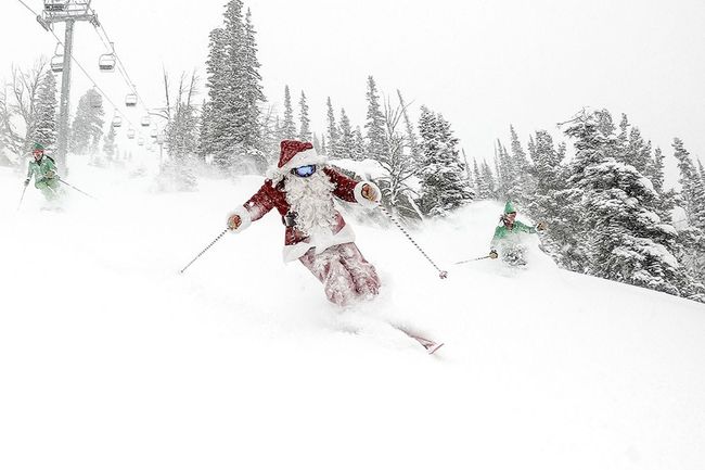 Pistes de ski du Père Noël à Jackson Hole