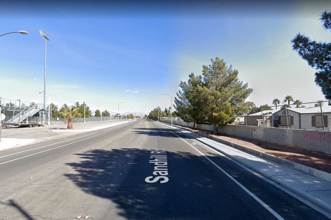 Sandhill Road à Las Vegas, NV vu de Google Maps Streetview