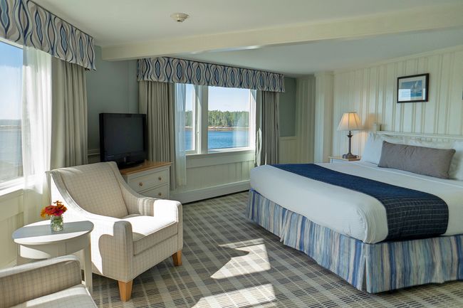 LH King vue plus complète au Sebasco Harbor Resort