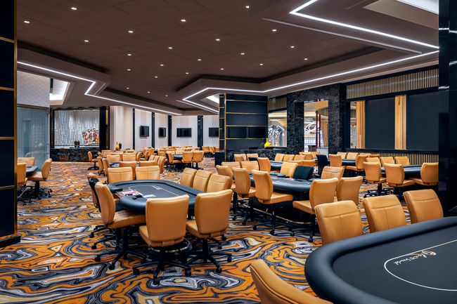 La salle de poker du Resorts World Las Vegas