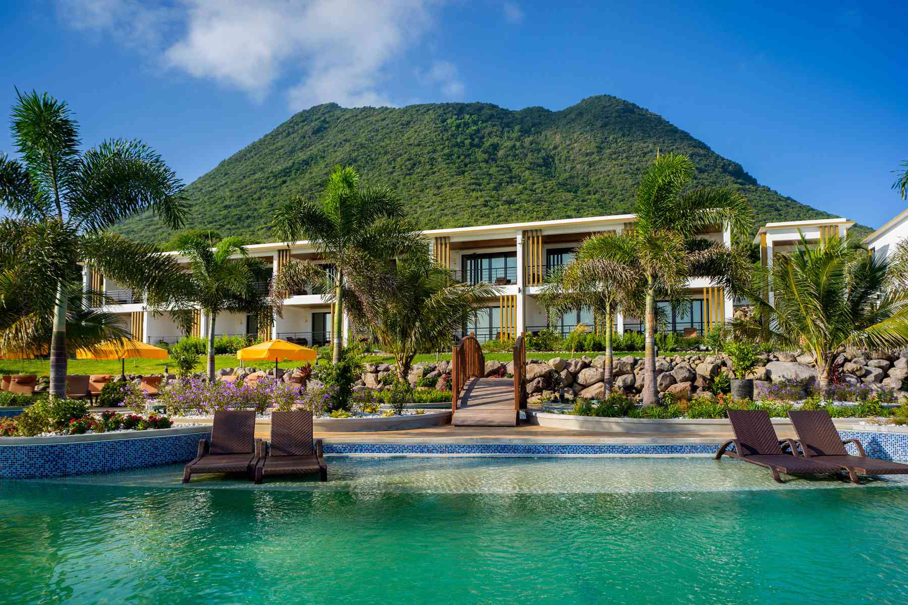Golden Rock Resort et Quill National Park de l'île de Statia dans les Caraïbes