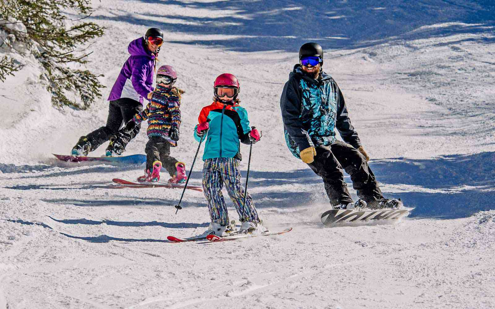 Skier en famille à Smuggler's Notch