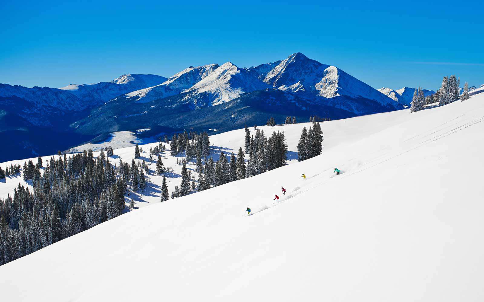 Ski Back Bowls à Vail, Colorado