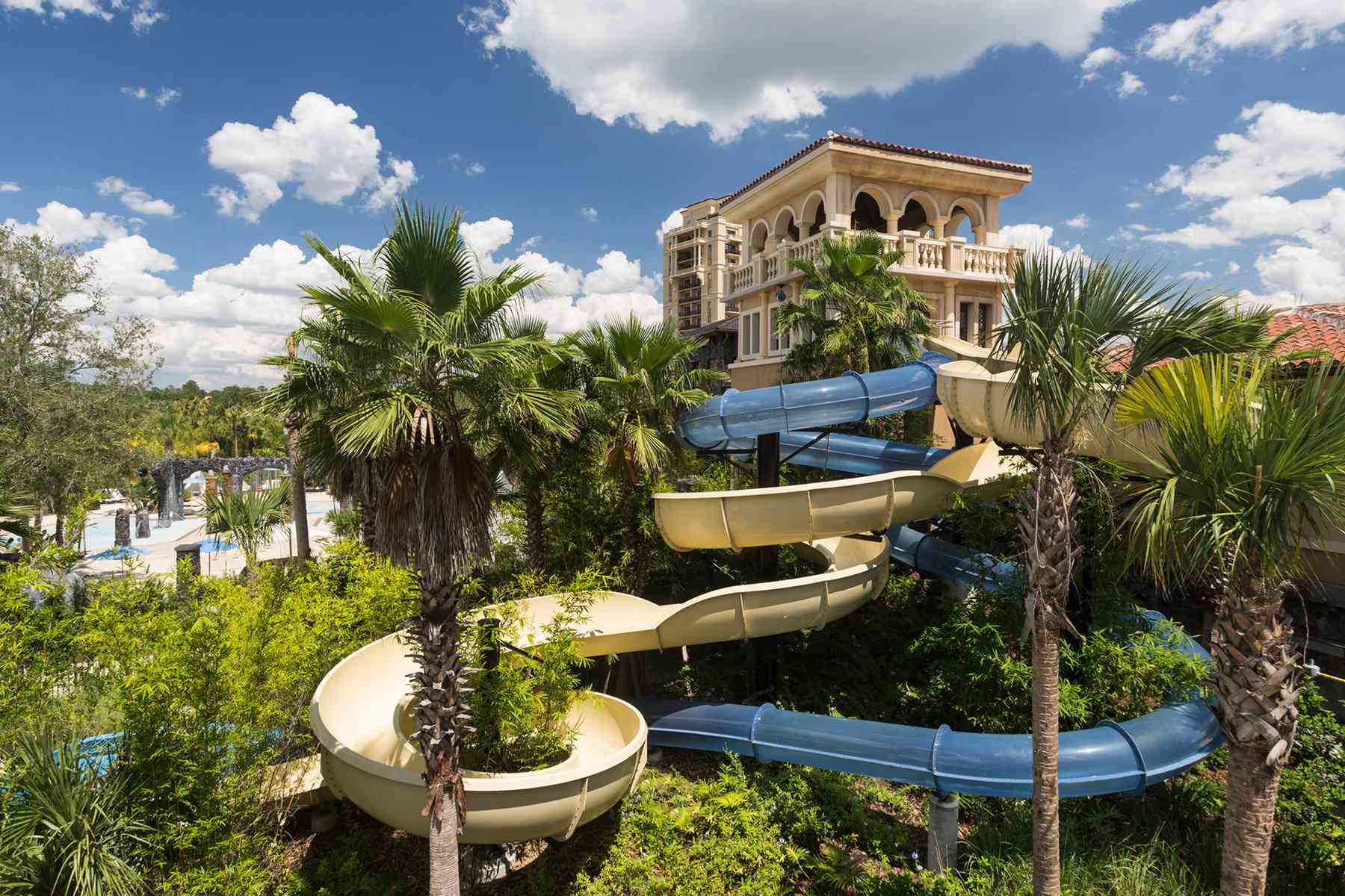 Un toboggan aquatique au Four Seasons Resort Orlando du Walt Disney World Resort
