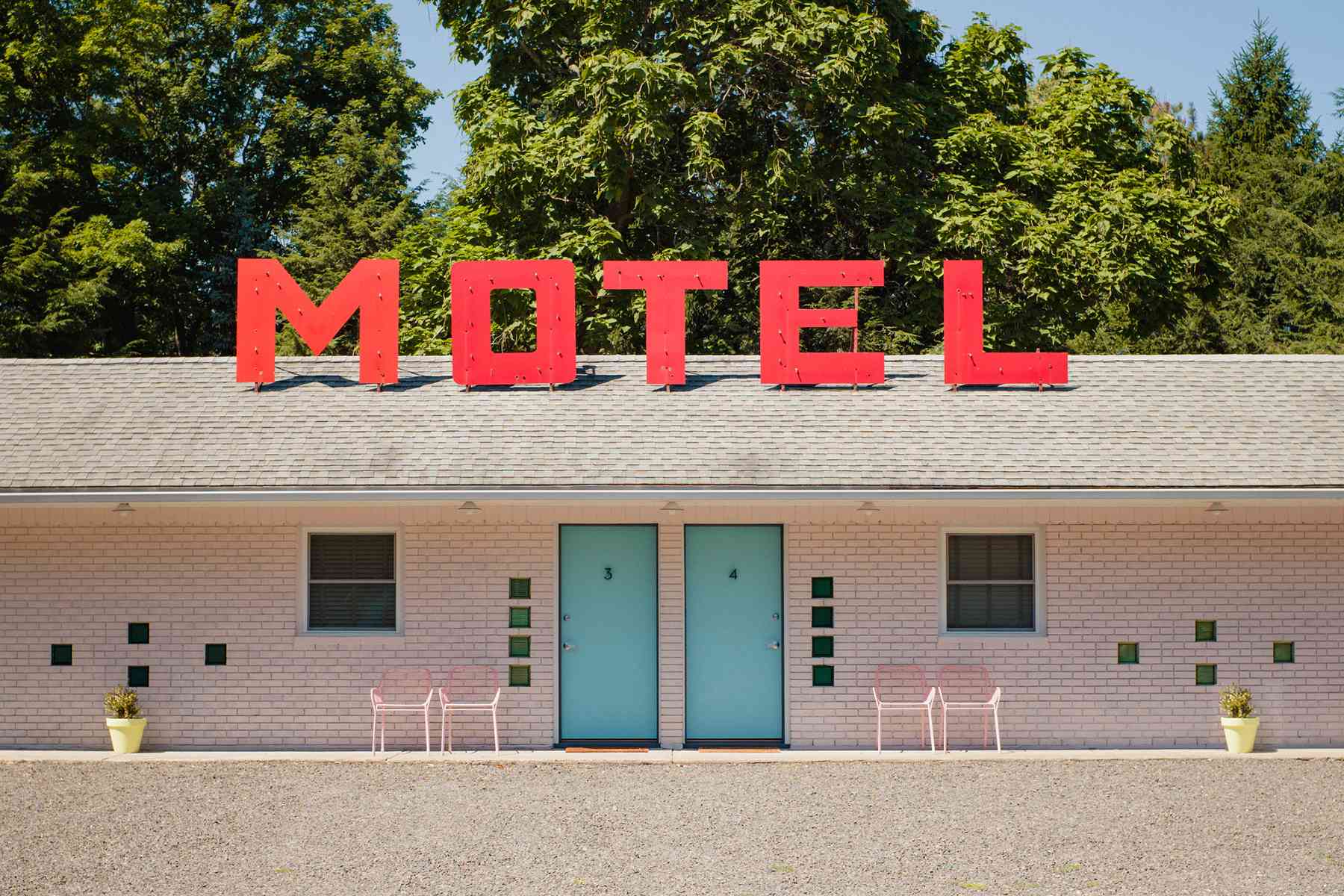 Extérieur du motel Starlite