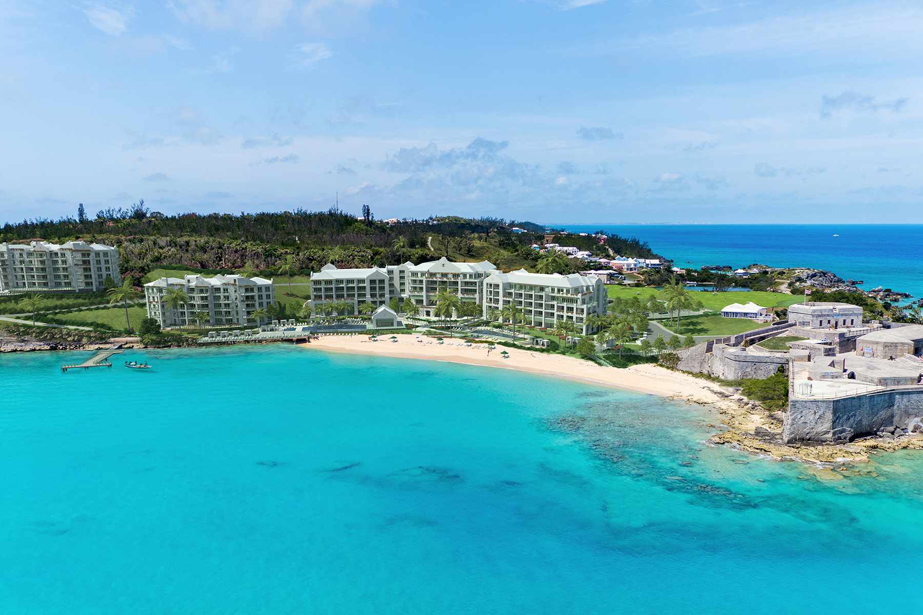 Vue aérienne du St. Regis Bermuda Resort