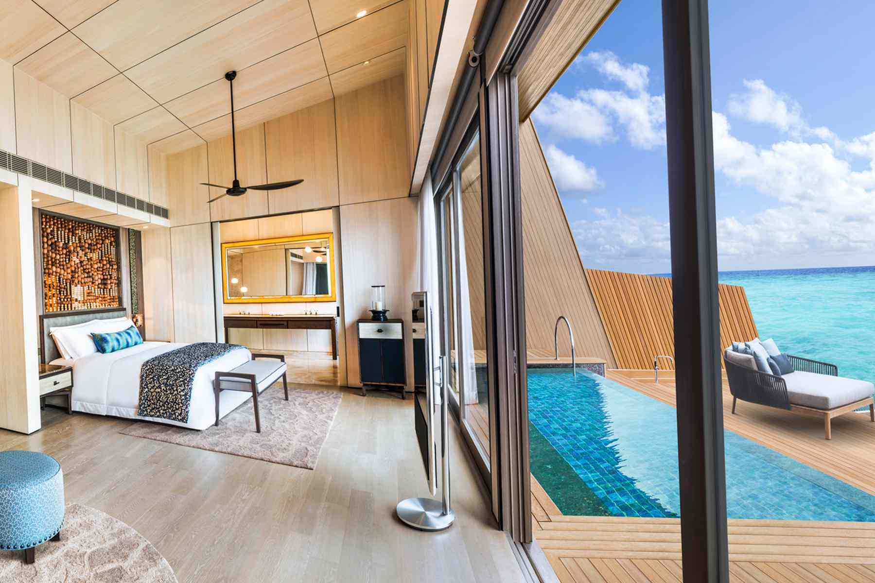 Villa sur Pilotis avec Piscine - Chambre à St. Regis Maldives