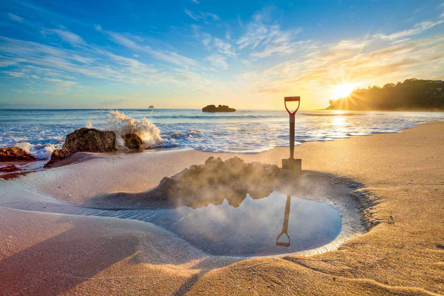 Hot Water Beach, Nouvelle-Zélande