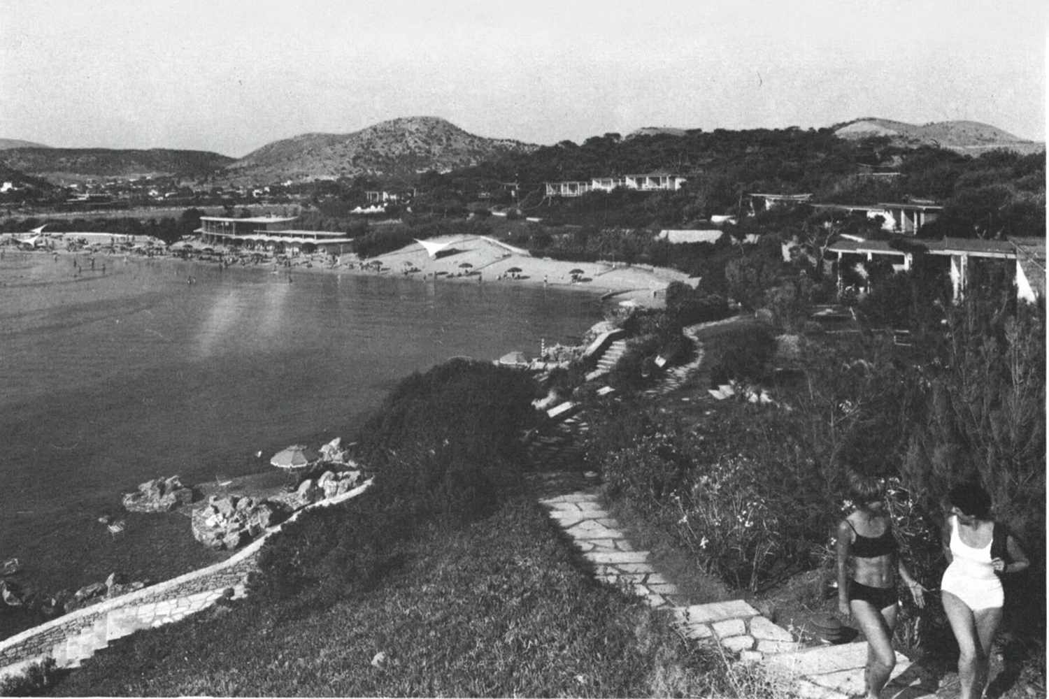 Image d'archive du palais Astir à Athènes de 1960