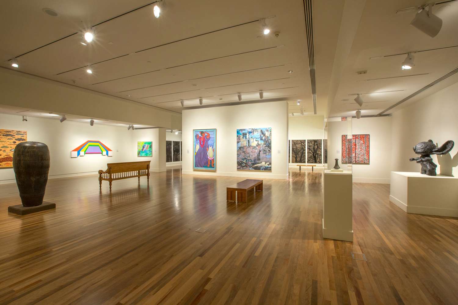 Galerie à l'intérieur du musée d'art d'Honolulu