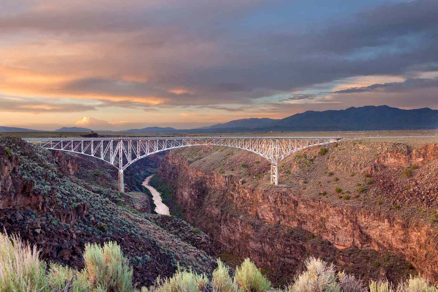 Pont Rio Grande Gorge, comté de Taos, Nouveau-Mexique