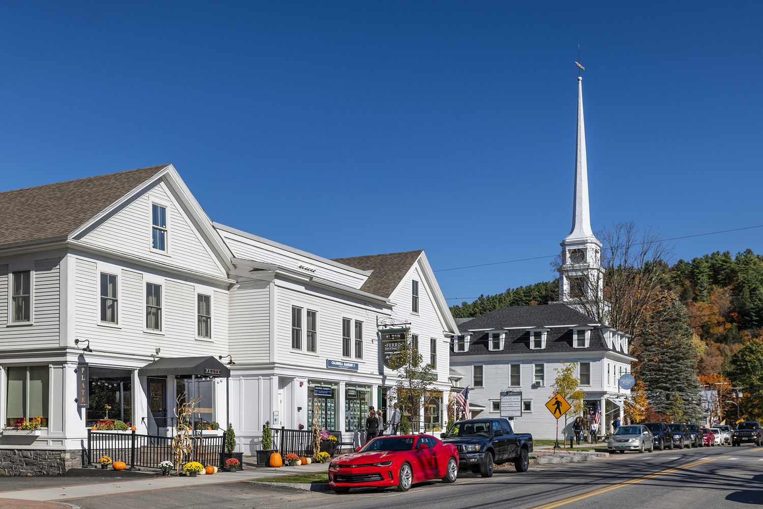 Le charmant village de Stowe dans le Vermont.