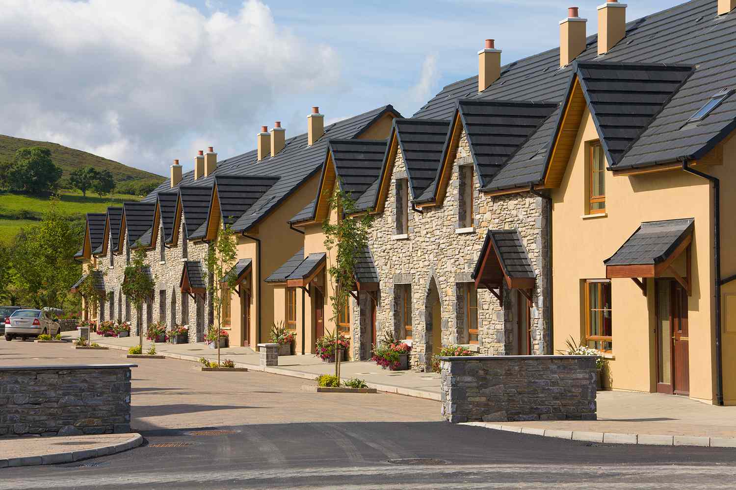 Nouveaux logements de village de vacances à Kenmare dans le Ring of Kerry.