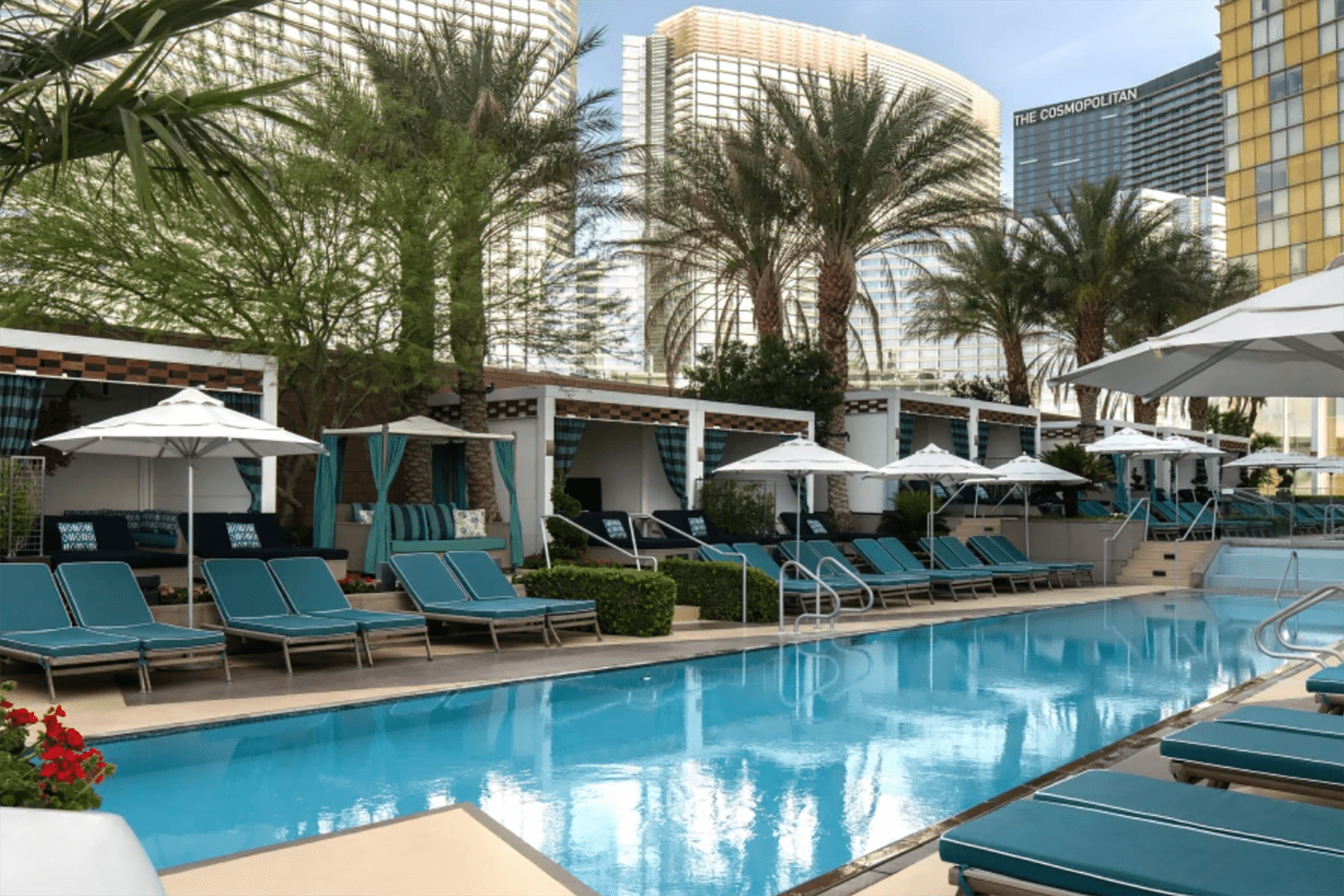 La piscine du Waldorf Astoria Las Vegas