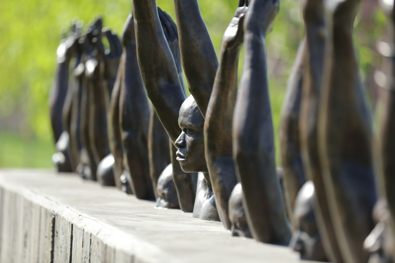 Sculpture d'esclaves par Hank Willis Thomas à Montgomery, AL