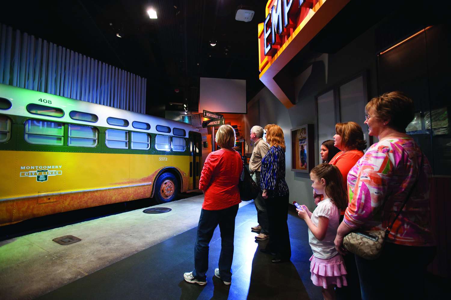 Exposition du Musée Rosa Parks (Photo prise avant COVID-19)