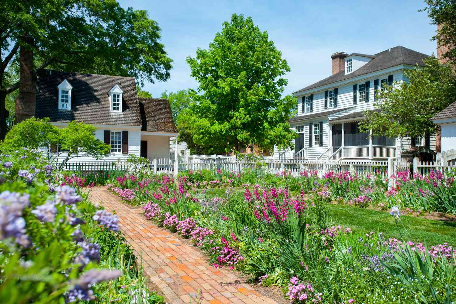 Jardins coloniaux à Colonial Williamsburg