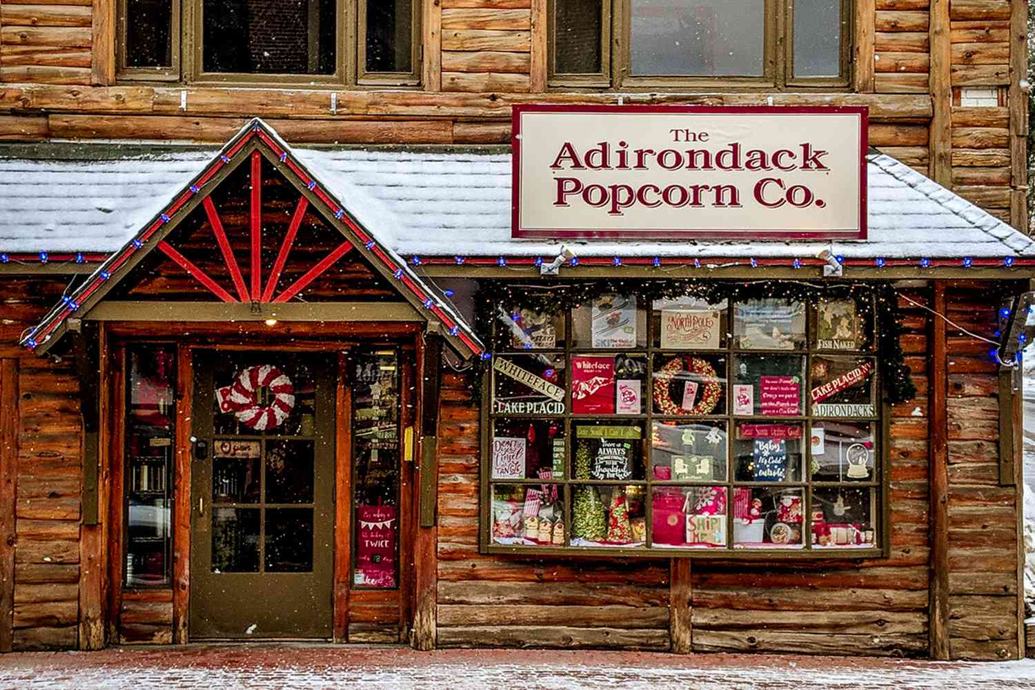 Extérieur de l'Adirondack Popcorn Co.