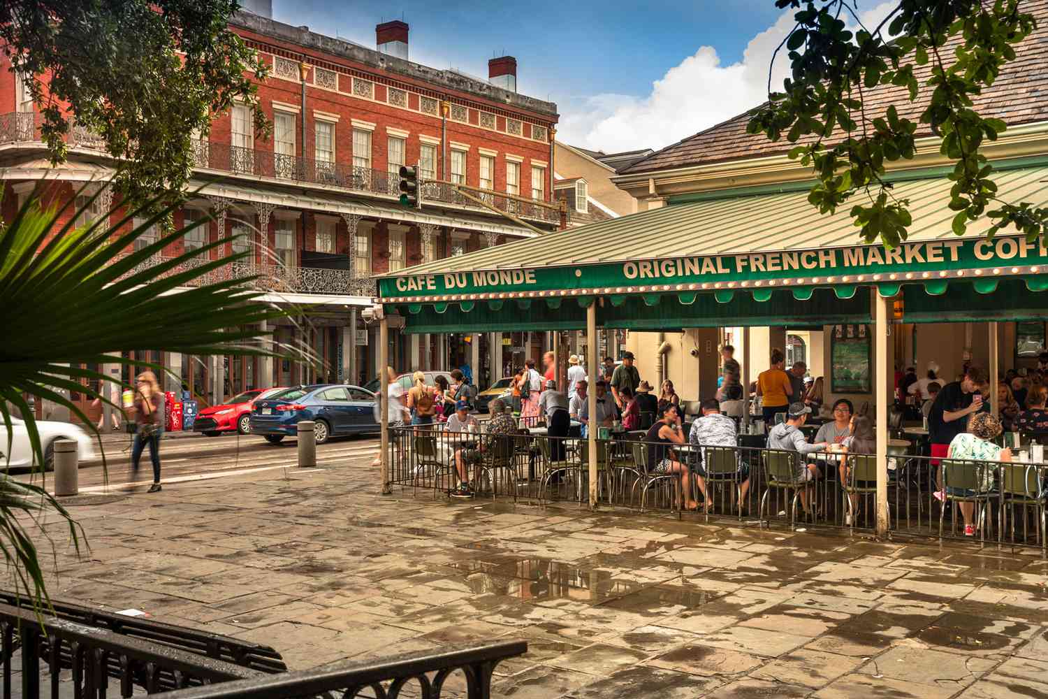Café Du Monde historique dans le quartier français de la Nouvelle-Orléans en Louisiane