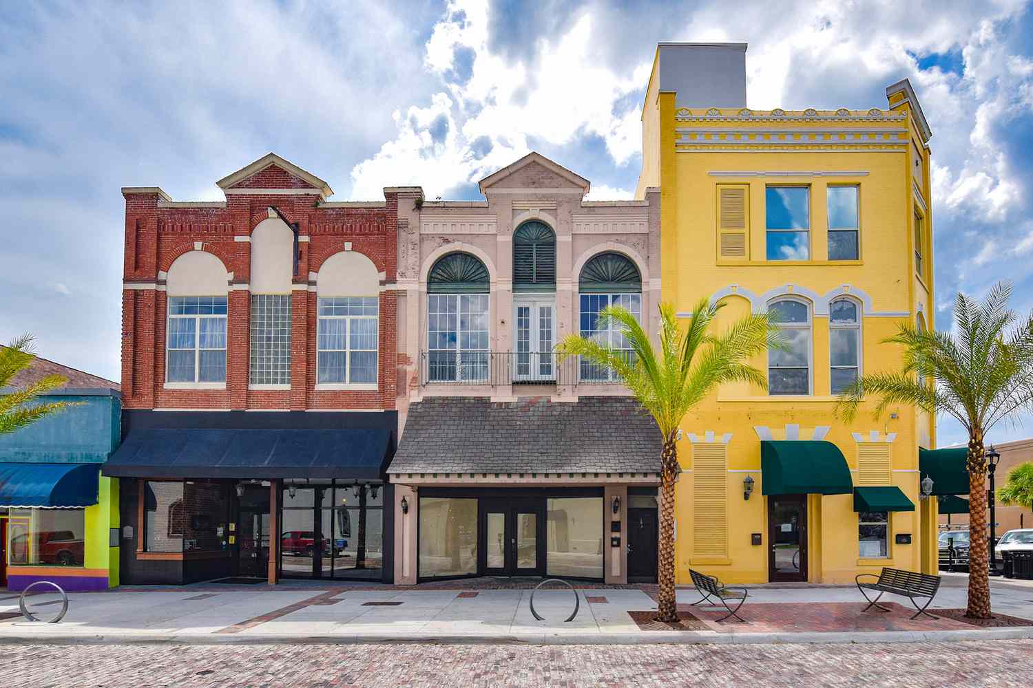 Rue principale historique à Ocala, Floride