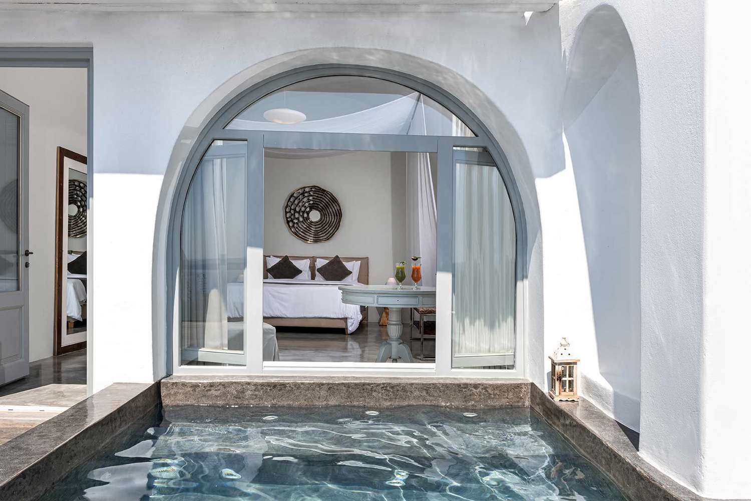 Chambre d'hôtes avec piscine à Andronis Luxury Suites