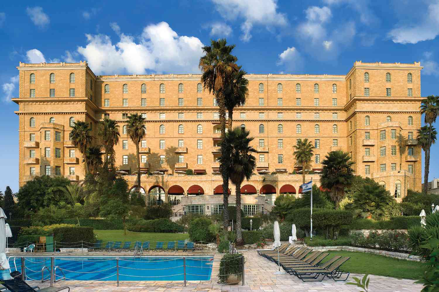 Extérieur et piscine du King David Hotel Jerusalem
