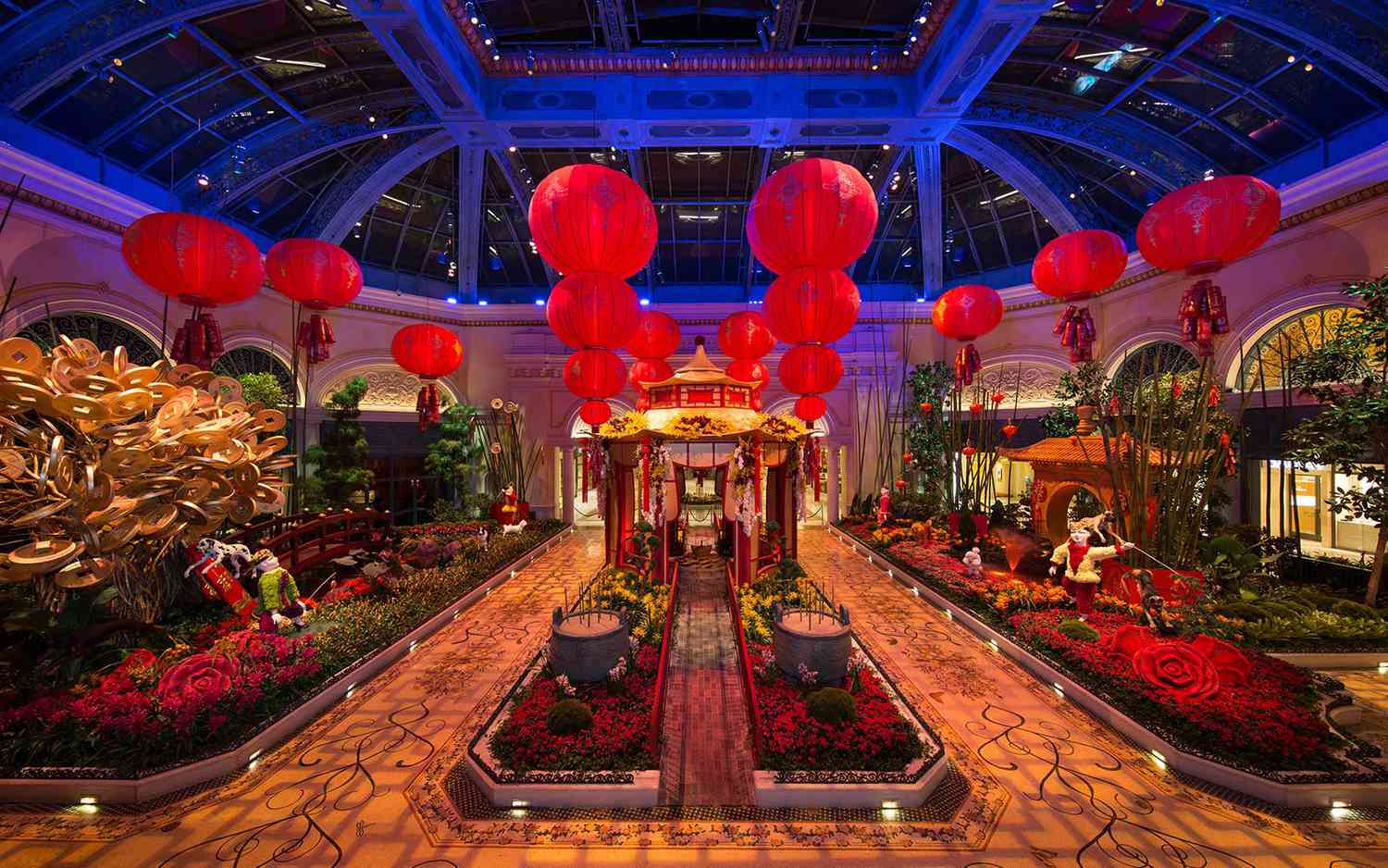 Célébration du Nouvel An chinois lunaire au Bellagio Hotel MGM Las Vegas