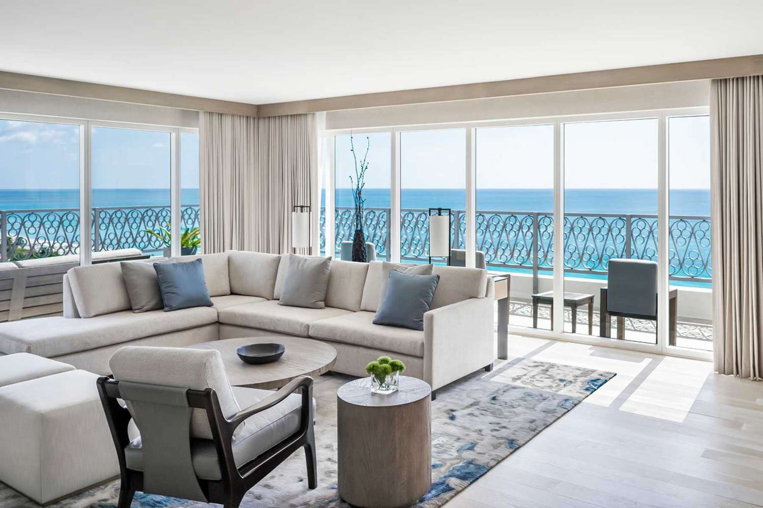 Suite avec vue sur l'océan au Nobu Hotel Miami Beach