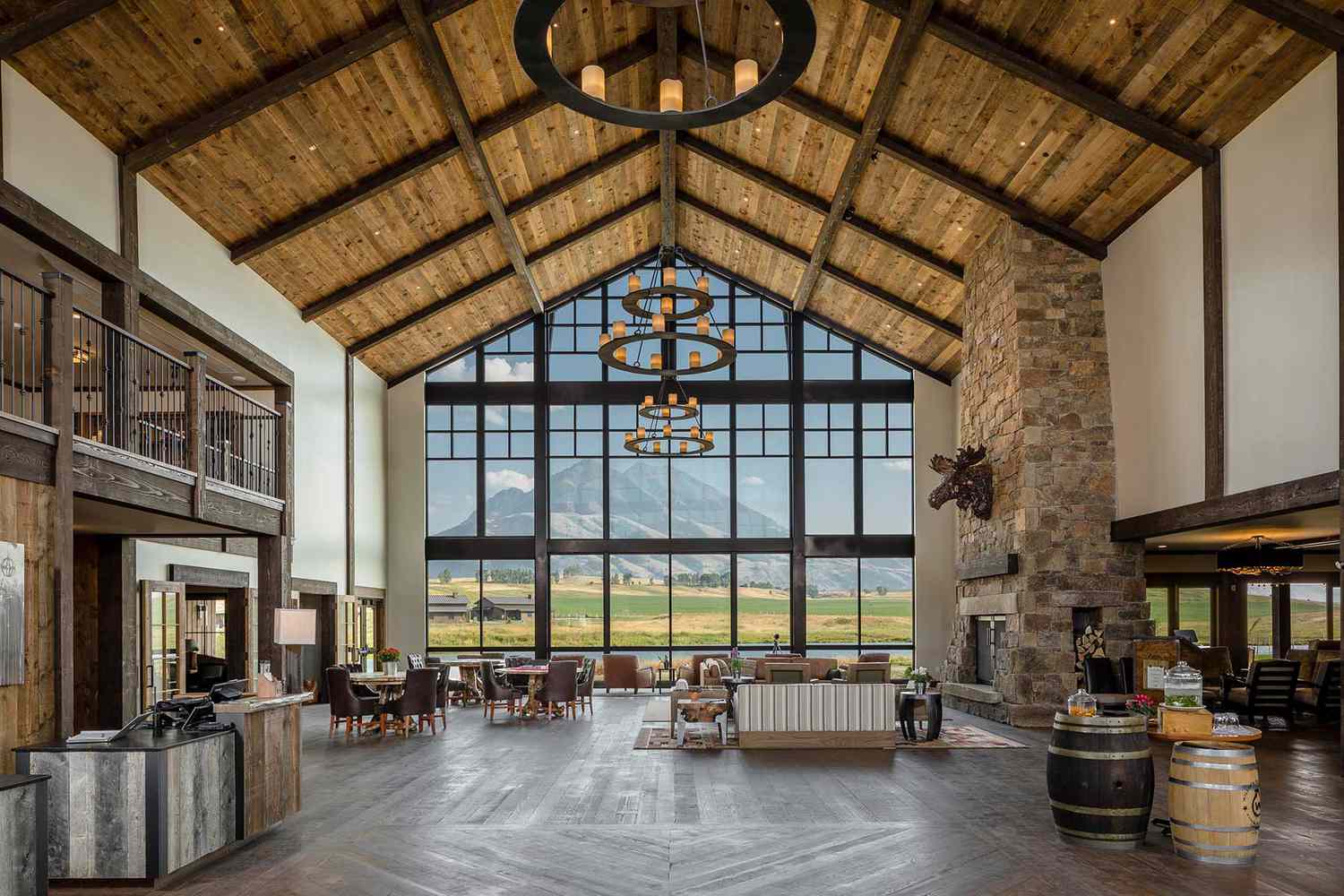 Hall du Sage Lodge dans le Montana