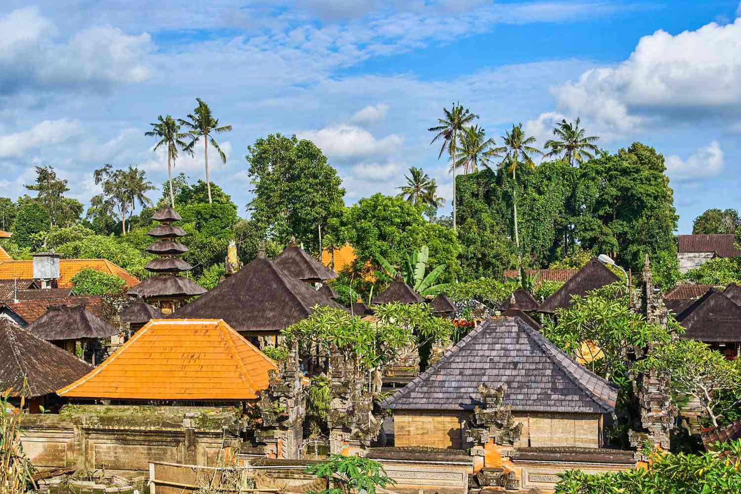 Vue sur les toits d'Ubud, en Indonésie, élue l'une des meilleures villes du monde